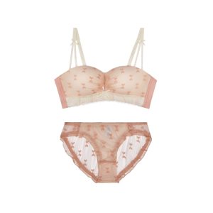 Custom lace bra set for OEM lingerie production