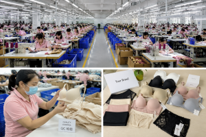Seamless sports bra manufacturer producing OEM private label activewear
